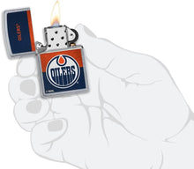 Load image into Gallery viewer, Zippo Lighter- Personalized Message Engrave for Edmonton Oilers NHL Team #48039
