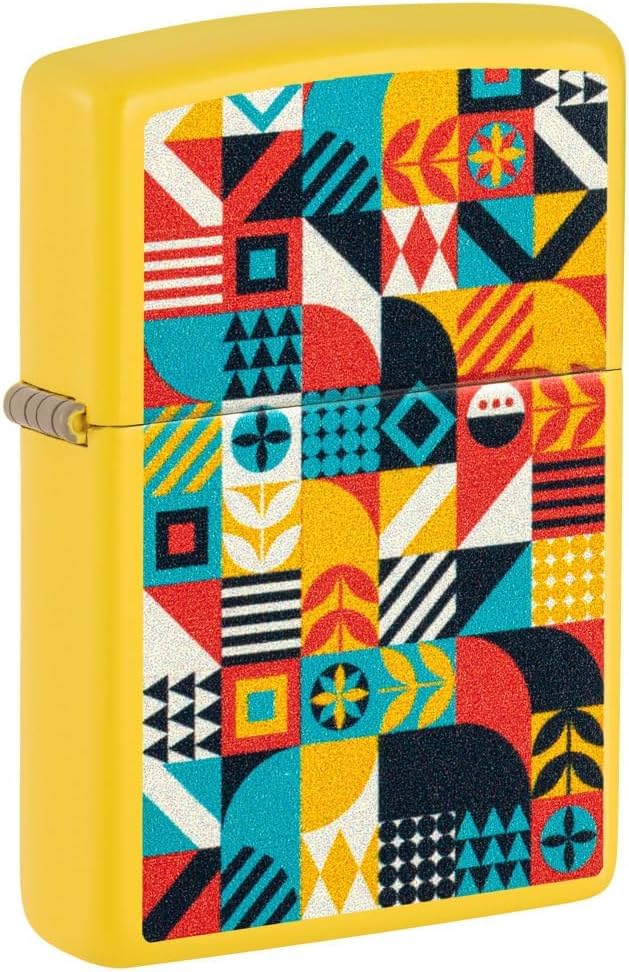 Zippo Lighter - Customized Message on Barn Quilt Sunflower Pocket Lighter 46586