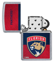 Load image into Gallery viewer, Zippo Lighter - Personalized Customize Message Engrave on Backside for Florida Panthers NHL Team 48040
