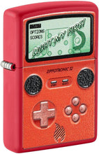 Load image into Gallery viewer, Zippo Lighter - Customized Message Zippotronic Red Matte Pocket Lighter 46700
