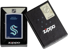 Load image into Gallery viewer, Zippo 2021 NHL Seattle-Kraken Street Chrome Pocket Lighter
