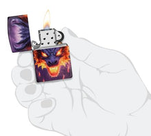 Load image into Gallery viewer, Zippo Lighter - Custom Engraved with Your Message for Glowing Dragon Design 540 Color Glow in The Dark Pocket Lighter 46251

