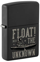 Load image into Gallery viewer, Zippo Lighter- Personalized Engrave Alien UFO Float into The Unknown #48566
