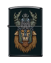 Load image into Gallery viewer, Zippo Lighter- Personalized Engrave on Viking Design Lion King #Z6040

