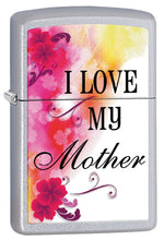 Load image into Gallery viewer, Zippo Lighter - Personalized Message Engraved on Backside I Love My Mother (I Love My Mother Z518)

