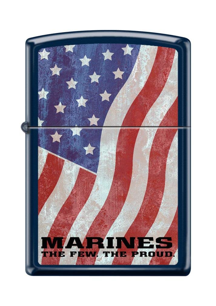 Zippo Lighter- USMC Marine Corps Navy Matte Windproof Lighter #Z5238