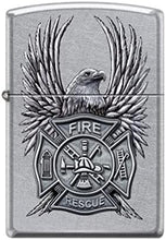 Load image into Gallery viewer, Zippo Lighter- Personalized Engrave for Fire Rescue Eagle Firefighter #Z5158
