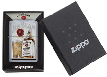 Load image into Gallery viewer, Zippo Lighter- Personalized Engrave for Jim Beam Glass &amp; Bottle #29124
