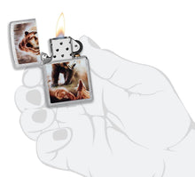 Load image into Gallery viewer, Zippo Lighter- Personalized Engrave Animals Outdoors Mazzi Grizzly Bear 48330
