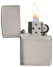 Load image into Gallery viewer, Zippo Lighter - Message Engraved Customized Armor Brushed Chrome #162
