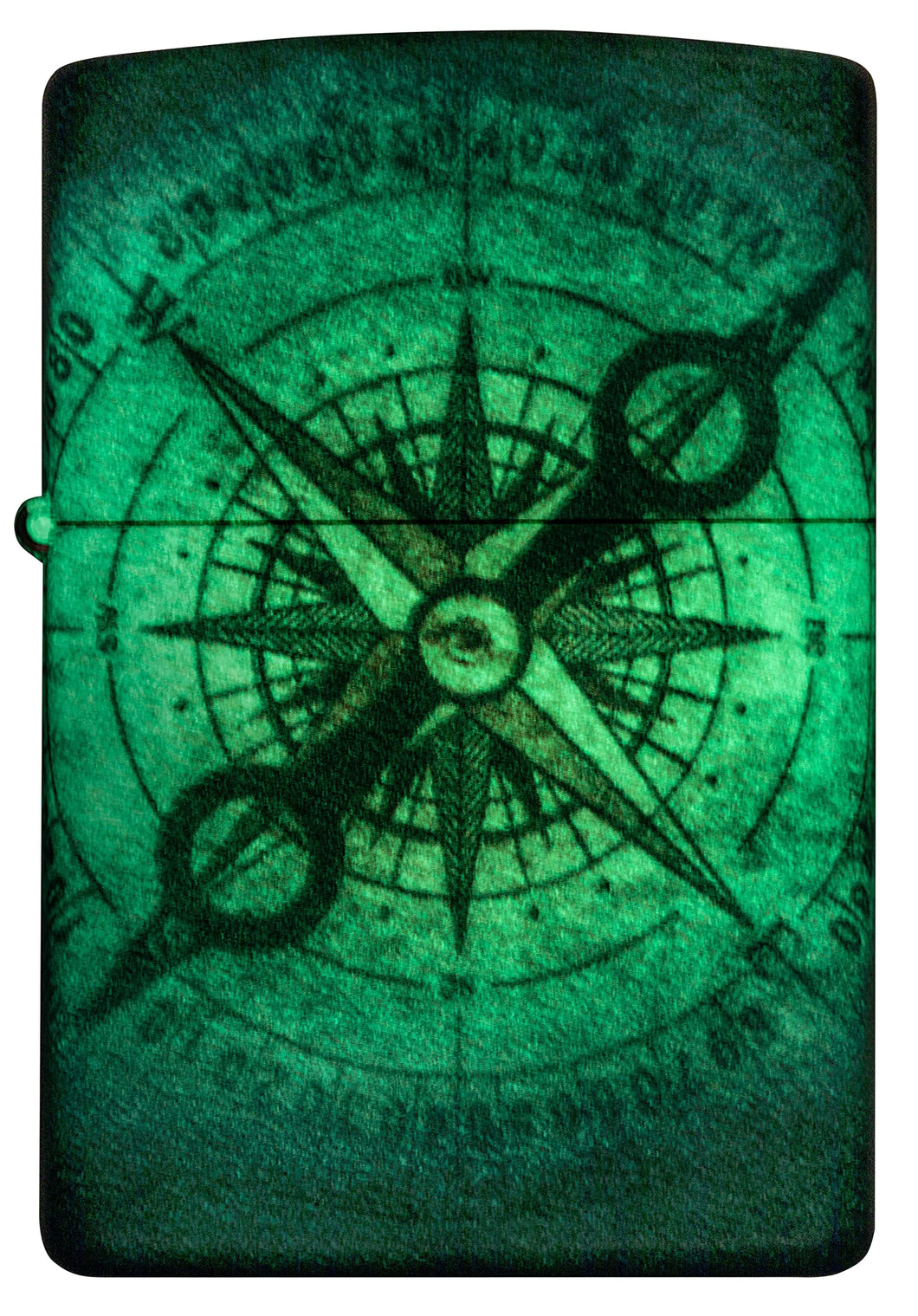 Zippo Lighter- Personalized Engrave for Compass Design Glow in The Dark 48562