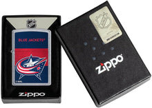 Load image into Gallery viewer, Zippo Lighter- Personalized Message for Columbus Blue Jackets NHL Team #48036
