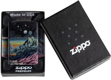 Load image into Gallery viewer, Zippo - Customized Message on Space in Color 540 Tumbled Chrome Pocket 46432
