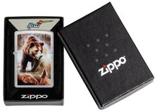 Load image into Gallery viewer, Zippo Lighter- Personalized Engrave Animals Outdoors Mazzi Grizzly Bear 48330
