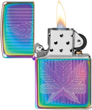 Load image into Gallery viewer, Zippo Lighter- Personalized Message Engrave for Leaf Design Spectrum #49632
