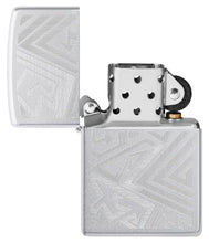 Load image into Gallery viewer, Zippo Lighter - Custom Engraved with Your Message - Which Way Design, Engraved - Satin Chrome 46481
