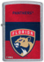 Load image into Gallery viewer, Zippo 2021 NHL Florida Panthers Street Chrome Pocket Lighter
