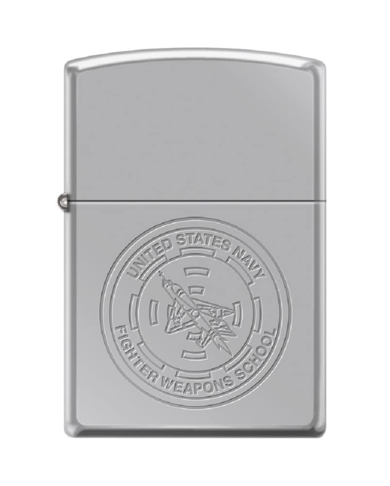 Zippo Lighter - for US Navy Top Gun Fighters Weapons School High Polish #Z5546