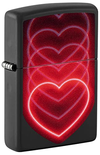 Zippo Lighter- Personalized I Love You to The Moon Loving Black Light #48593