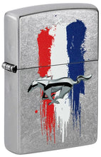 Load image into Gallery viewer, Zippo Lighter - Custom Engraved with Your Message for Ford Mustang Design Street Chrome Pocket Lighter 46221

