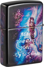 Load image into Gallery viewer, Zippo Lighter- Personalized Engrave Alien UFO Universe Astro Design 48547
