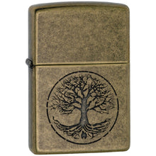 Load image into Gallery viewer, Zippo Lighter- Personalized Custom Message Engrave Tree of Life #29149
