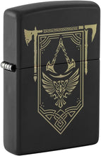 Load image into Gallery viewer, Zippo Lighter - Customized Message on for Assassins Creed , - Black Matte 48669
