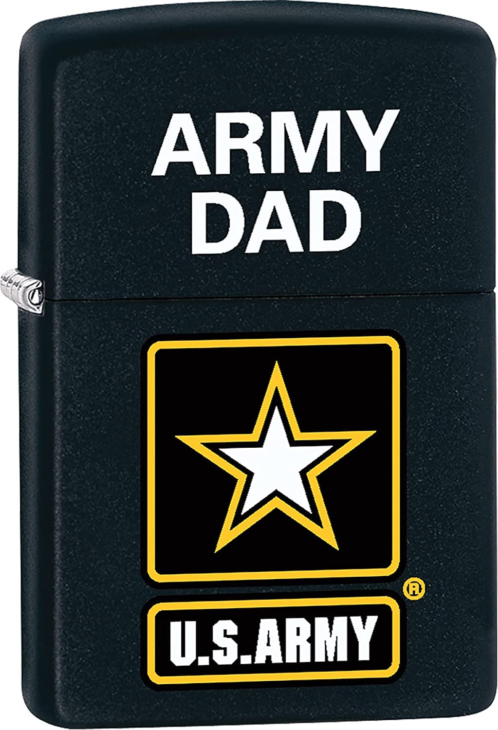 Zippo Lighter- United States Army Dad Black Matte Windproof Lighter #Z5072