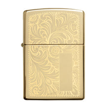 Load image into Gallery viewer, Zippo Lighter - Personalized Custom Message Engrave on Brass Windproof Lighter Venetian 352B
