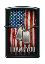 Load image into Gallery viewer, Zippo Lighter- Personalized Engrave for Thank You Dog Tags US Military #Z5153
