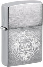 Load image into Gallery viewer, Zippo Lighter- Personalized Engrave Ace of SpadesZippo Ace of Spades #48500
