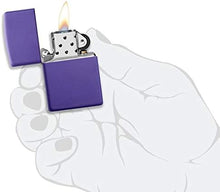 Load image into Gallery viewer, Zippo Lighter- Personalized Message Purple Matte Color Windproof Lighter #237
