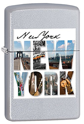 Zippo Lighter- Personalized Engrave for USA City and States New York City Z390