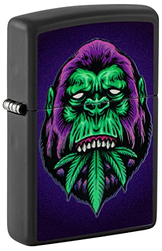 Zippo Lighter- Personalized Engrave for Leaf Designs Gorilla Leaf 48585