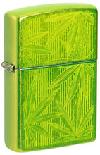 Load image into Gallery viewer, Zippo Lighter - Custom Engraved with Your Message for Iced Cannabis Design Lurid Pocket Lighter 46269
