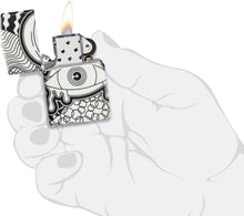 Load image into Gallery viewer, Zippo Lighter - Customize Message on Vision Test Glow in The Dark Pocket 46428
