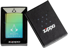 Load image into Gallery viewer, Zippo Lighter- Personalized for Assassin&#39;s Creed Valhalla Teal 49530
