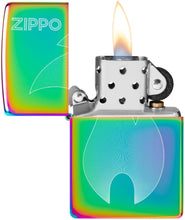 Load image into Gallery viewer, Zippo Lighter - Custom Message Engrave Zippo Flame, Engraved Multi-Color 48978

