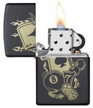 Load image into Gallery viewer, Zippo Lighter- Personalized Engrave Ace of Spades Card Game Casino 49257
