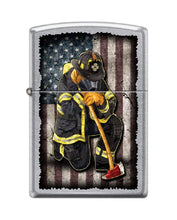 Load image into Gallery viewer, Zippo Lighter- Personalized Engrave Firefighter Fireman Rescue Design #Z6019
