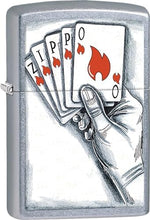 Load image into Gallery viewer, Zippo Lighter- Personalized Engrave Ace of Spades Card Game Hand Card Z355

