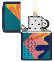 Load image into Gallery viewer, Zippo Lighter- Personalized Message for Geometric Patterns Funky Pattern 48417

