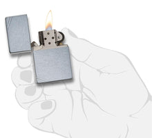 Load image into Gallery viewer, Zippo Lighter - Personalized Custom Message Engrave Chrome Windproof Lighter Vintage Street Chrome 267
