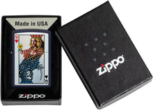 Load image into Gallery viewer, Zippo Lighter- Personalized Ace of Spades Card Game Queen of Hearts 48723
