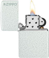 Load image into Gallery viewer, Zippo Lighter - Custom Message Engrave Glacier Color with Zippo Logo - 46020ZL
