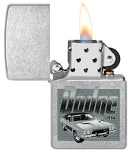 Load image into Gallery viewer, Zippo Lighter - Custom Engraved with Your Message for Dodge Challenger Design Street Chrome Pocket Lighter 46226
