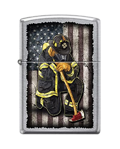 Zippo Lighter- Personalized Engrave Firefighter Fireman Rescue Design #Z6019
