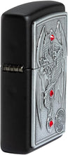 Load image into Gallery viewer, Zippo Anne Stokes Gothic Guardian Emblem Pocket Lighter
