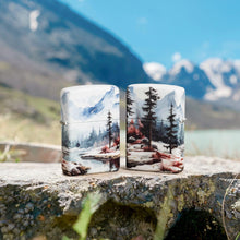 Load image into Gallery viewer, Zippo Lighter - Customized Message Frozen Valley 540 Matte Pocket Lighter 46702
