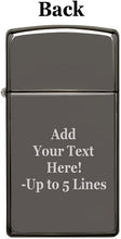 Load image into Gallery viewer, Zippo Lighter- Personalized Engrave Windproof Lighter Slim Artwork 1950s 48396
